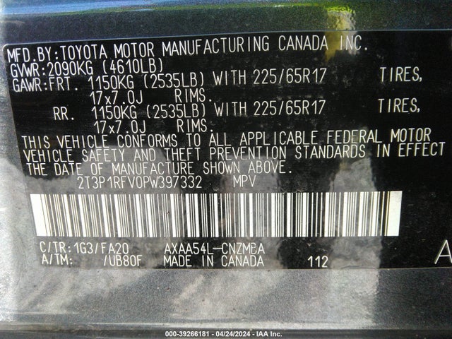 Toyota Rav4 Xle 2023 2T3P1RFV0PW397332 Image 9