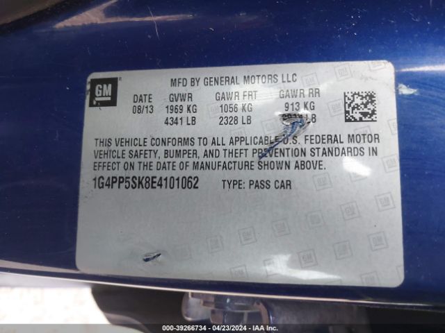 1G4PP5SK8E4101062 Buick Verano