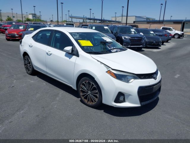 Auction sale of the 2015 Toyota Corolla S Plus, vin: 5YFBURHE4FP209130, lot number: 39267188