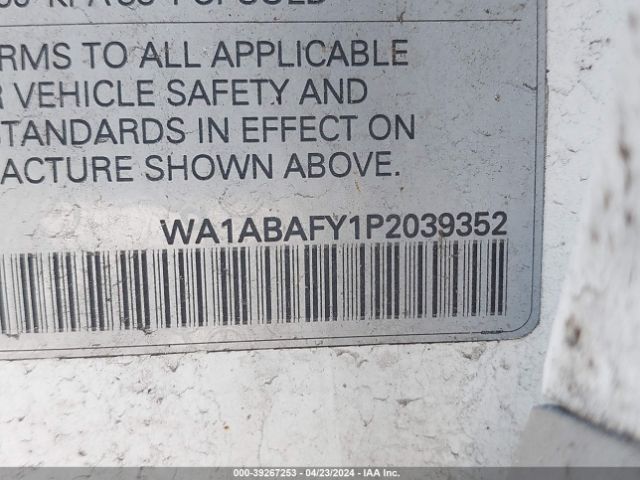 WA1ABAFY1P2039352 Audi Q5 Premium 40 Tfsi Quattro S Tronic