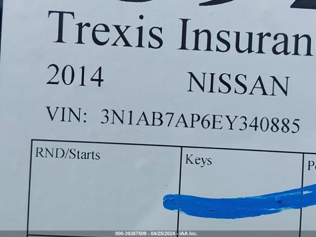 3N1AB7AP6EY340885 Nissan SENTRA SR