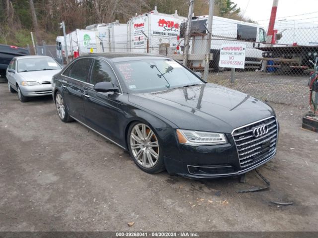 Продажа на аукционе авто 2015 Audi A8 L 4.0t, vin: WAU32AFD6FN041524, номер лота: 39268041