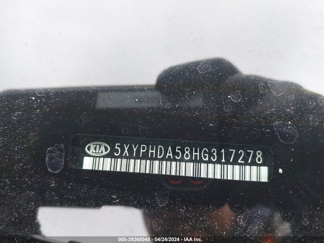 KIA Sorento 3.3l Ex 2017 5XYPHDA58HG317278 Image 9