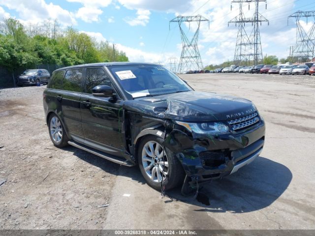 Auction sale of the 2016 Land Rover Range Rover Sport 3.0l V6 Supercharged Hse, vin: SALWR2VF2GA556963, lot number: 39268318