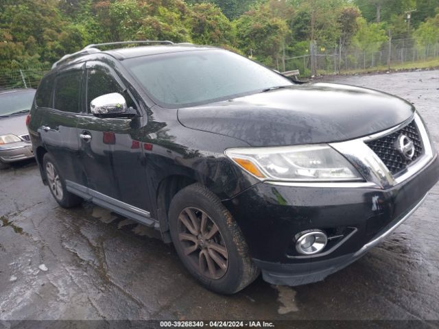 39268340 :رقم المزاد ، 5N1AR2MMXGC657623 vin ، 2016 Nissan Pathfinder Sl مزاد بيع