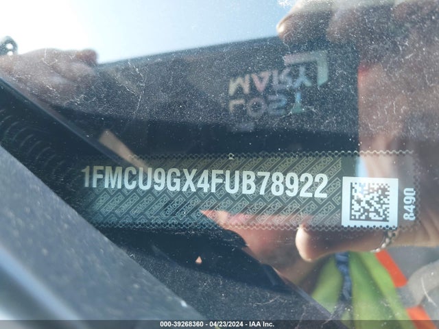 Ford ESCAPE SE 2015 1FMCU9GX4FUB78922 Image 9