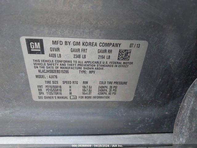 Buick Encore Premium 2014 KL4CJHSB2EB515286 Image 9