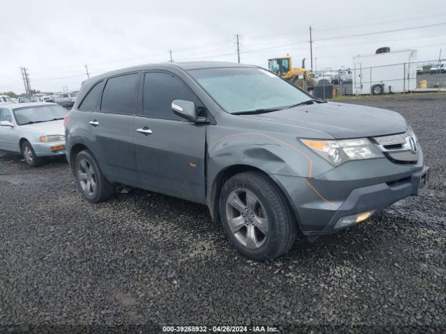 Auction sale of the 2007 Acura Mdx Sport Package, vin: 2HNYD28807H508689, lot number: 39268932