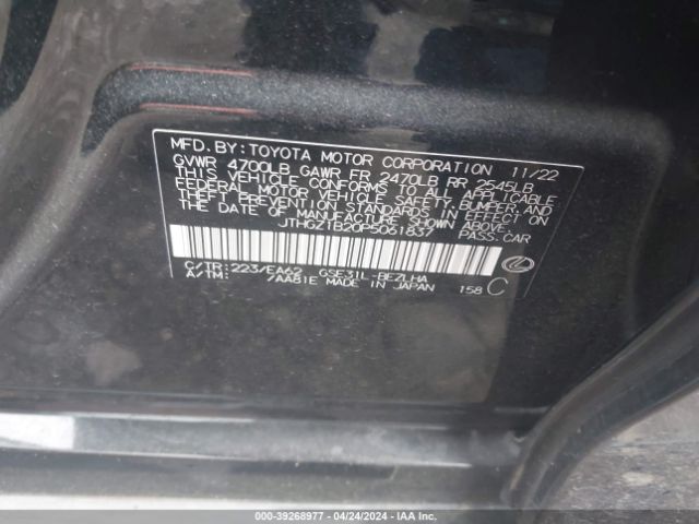 JTHGZ1B20P5061837 Lexus Is 350 F Sport