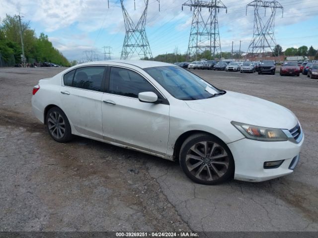 Auction sale of the 2015 Honda Accord Sport, vin: 1HGCR2F57FA016783, lot number: 39269251