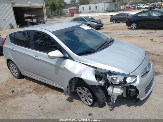 Auction sale of the 2014 Hyundai Accent Gs, vin: KMHCT5AE1EU195713, lot number: 39269555