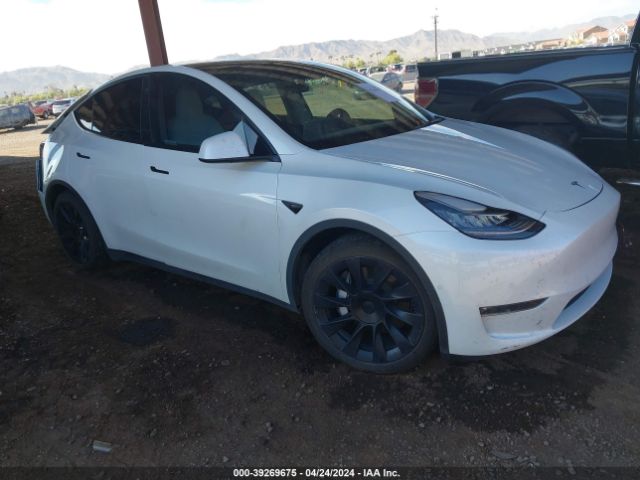 Продаж на аукціоні авто 2021 Tesla Model Y Long Range Dual Motor All-wheel Drive, vin: 5YJYGAEE3MF267455, номер лоту: 39269675