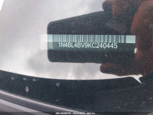 1N4BL4BV9KC240445 Nissan Altima 2.5 S