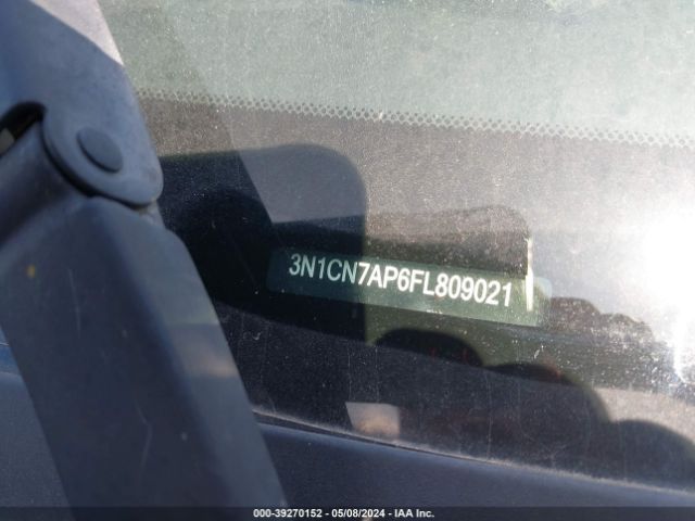 3N1CN7AP6FL809021 Nissan Versa 1.6 S/1.6 S+/1.6 Sl/1.6 Sv