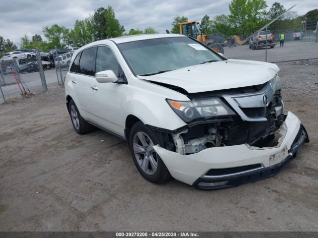 Auction sale of the 2013 Acura Mdx Technology Package, vin: 2HNYD2H37DH514649, lot number: 39270200