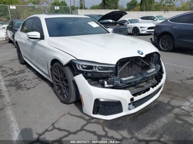 Продажа на аукционе авто 2021 Bmw 750i Xdrive, vin: WBA7U2C04MCF75765, номер лота: 39270377