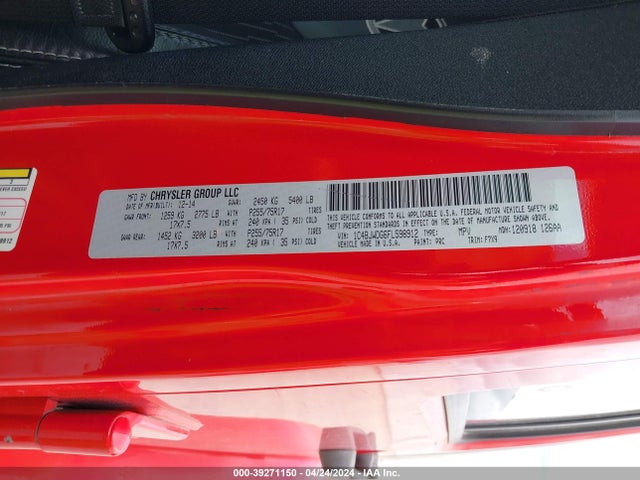 1C4BJWDG6FL598912 Jeep Wrangler Unlimited Freedom Edition
