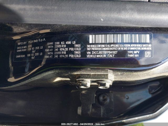 ZACCJBDT6FPB41927 Jeep Renegade Limited