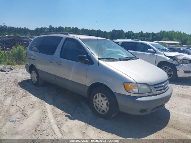 Auction sale of the 2003 Toyota Sienna Ce, vin: 4T3ZF19CX3U519338, lot number: 39272039