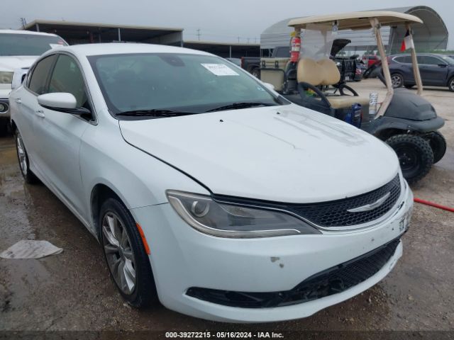 Продажа на аукционе авто 2015 Chrysler 200 C, vin: 1C3CCCCB6FN607023, номер лота: 39272215