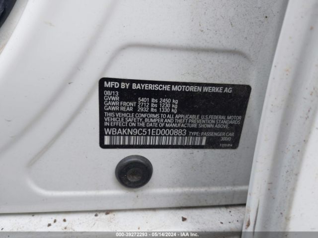 WBAKN9C51ED000883 BMW 550i