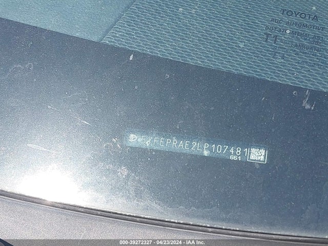 Toyota COROLLA LE 2020 5YFEPRAE2LP107481 Image 9