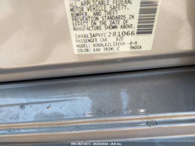 Nissan Altima 2.5 Sv 2015 1N4AL3APXFC281066 Image 9
