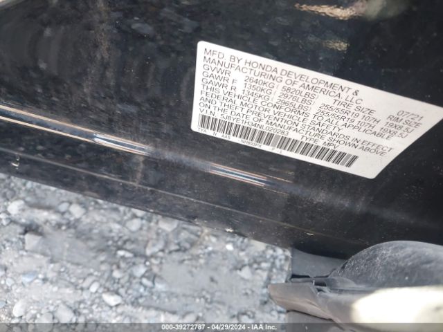 5J8YE1H34NL020283 Acura Mdx Standard