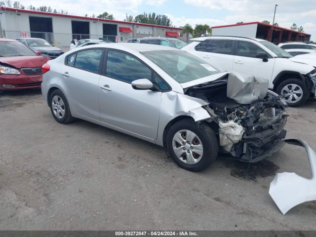 Auction sale of the 2016 Kia Forte Lx, vin: KNAFK4A68G5503297, lot number: 39272847