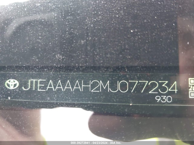 Toyota VENZA LE 2021 JTEAAAAH2MJ077234 Image 9