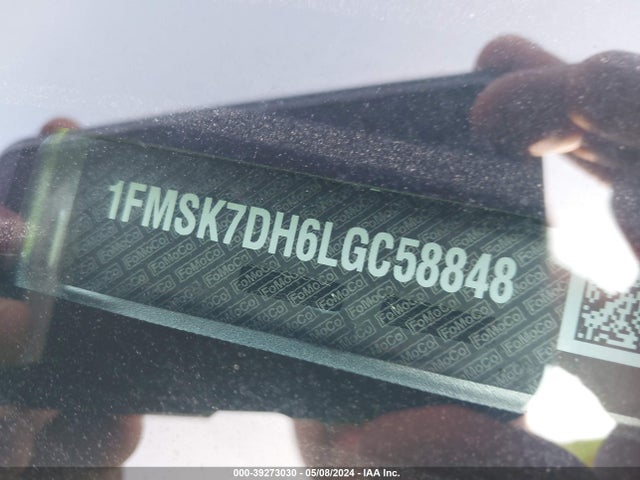 Ford EXPLORER XLT 2020 1FMSK7DH6LGC58848 Image 9