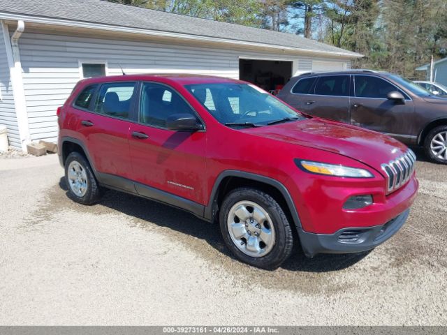 Auction sale of the 2015 Jeep Cherokee Sport, vin: 1C4PJMAS9FW681462, lot number: 39273161