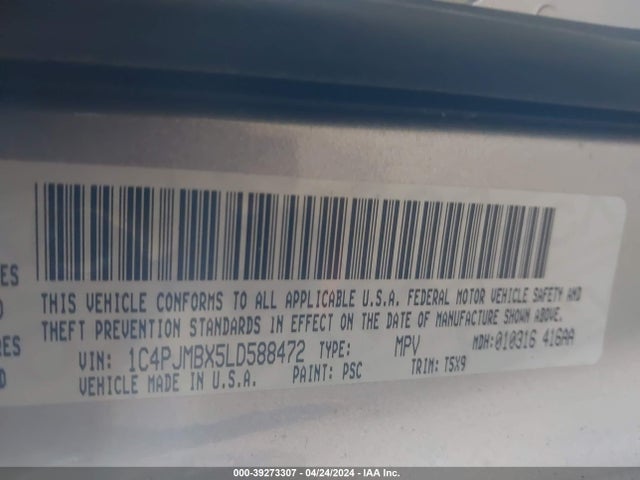 1C4PJMBX5LD588472 Jeep Cherokee Trailhawk 4x4