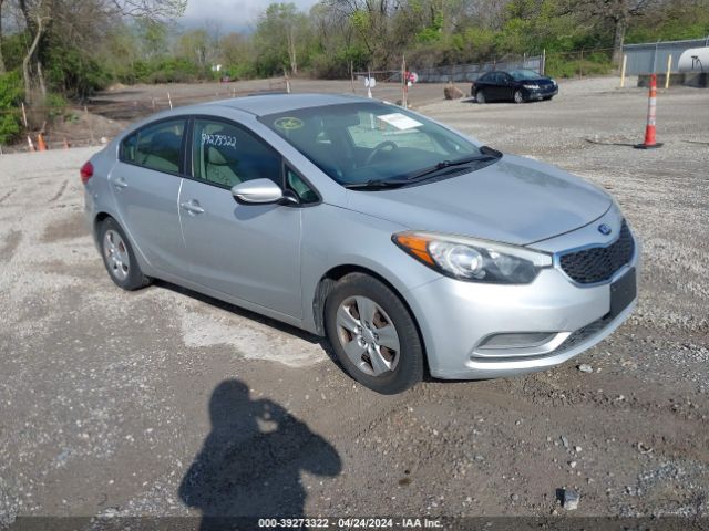 Auction sale of the 2015 Kia Forte Lx, vin: KNAFK4A65F5357813, lot number: 39273322
