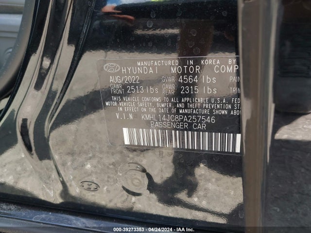 Hyundai Sonata N Line 2023 KMHL14JC8PA257546 Image 9