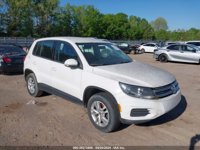Auction sale of the 2013 Volkswagen Tiguan S, vin: WVGAV7AX5DW539383, lot number: 39273486