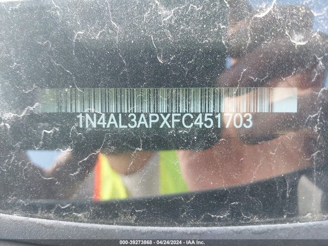 Nissan Altima 2.5 Sl 2015 1N4AL3APXFC451703 Image 9
