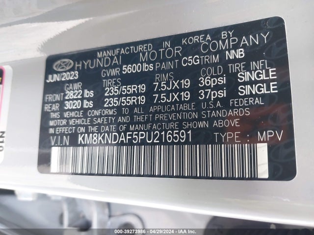 Hyundai Ioniq 5 Sel 2023 KM8KNDAF5PU216591 Image 9