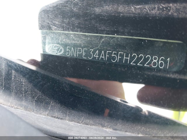 Hyundai Sonata Limited 2015 5NPE34AF5FH222861 Image 9