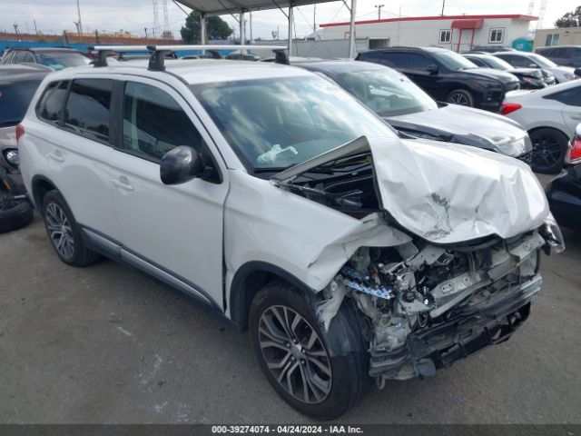 2017 Mitsubishi Outlander Es მანქანა იყიდება აუქციონზე, vin: JA4AD2A31HZ065308, აუქციონის ნომერი: 39274074