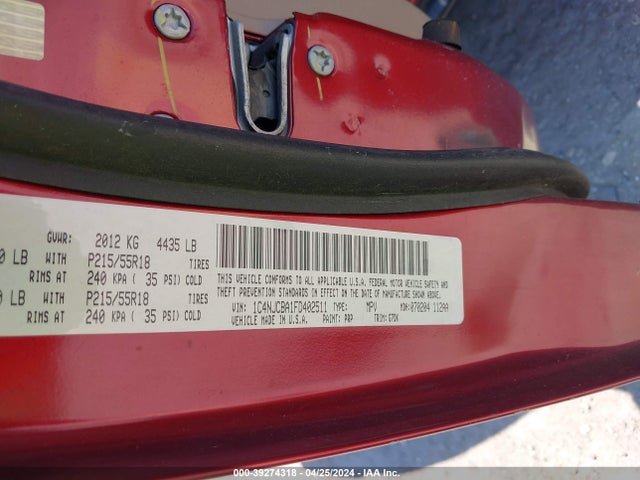 Jeep Compass Altitude Edition 2015 1C4NJCBA1FD402511 Image 9