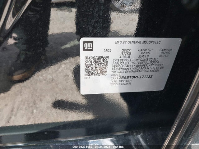 Chevrolet MALIBU LT 2024 1G1ZE5ST0RF171122 Image 9