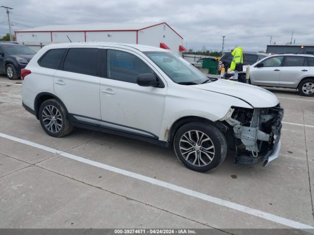 Продажа на аукционе авто 2016 Mitsubishi Outlander Es, vin: JA4AZ3A34GZ014875, номер лота: 39274671