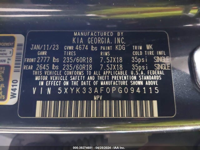 KIA Sportage Ex 2023 5XYK33AF0PG094115 Image 9
