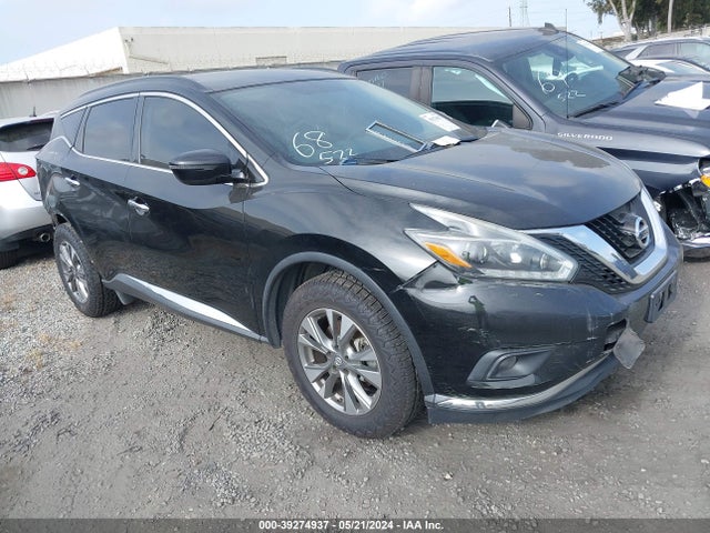 Nissan MURANO SV 2018 5N1AZ2MG9JN121333 головне зображення