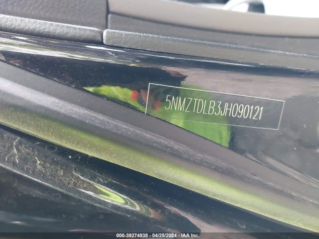 5NMZTDLB3JH090121 Hyundai Santa Fe Sport 2.4l