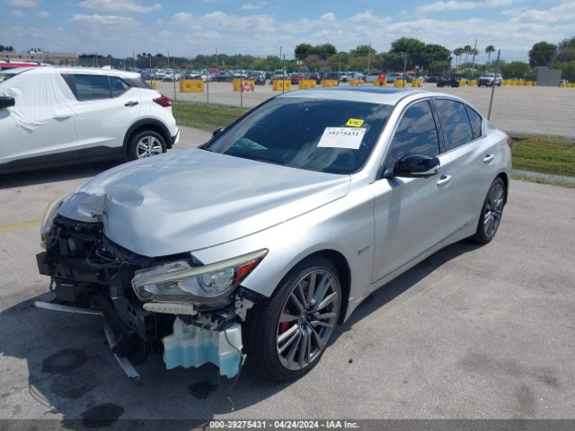 JN1FV7AP8JM460763 Infiniti Q50 3.0t Red Sport 400