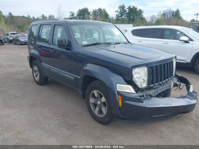Auction sale of the 2008 Jeep Liberty Sport, vin: 1J8GN28K98W236455, lot number: 39275909