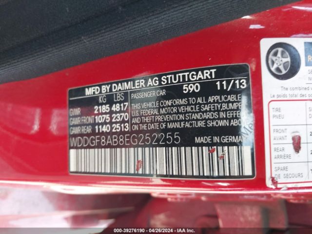 WDDGF8AB8EG252255 Mercedes-Benz C 300 Luxury 4matic/sport 4matic