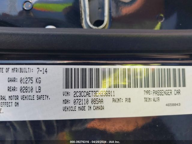 2C3CCAET3EH336911 Chrysler 300C